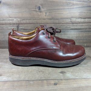 Samuel Hubbard Mens Leather Oxford Shoes M1100-007 Vibram Sole Size 7.5 M